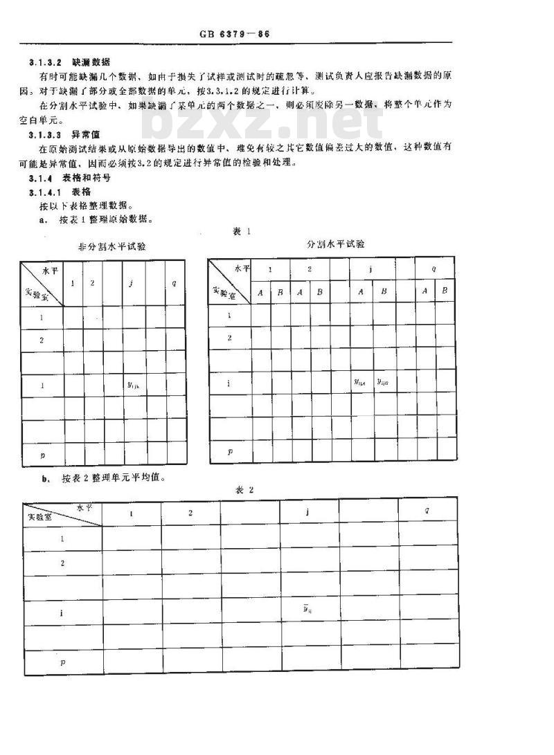 GB 6379-1986 测试方法的精密度 通过实验室间试验确定标准测试方法的重复性和再现性