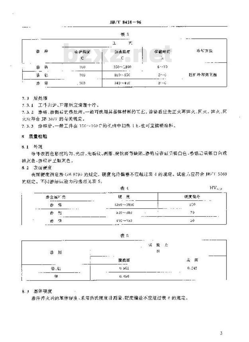 JB/T 8418-1996 粉末渗金属