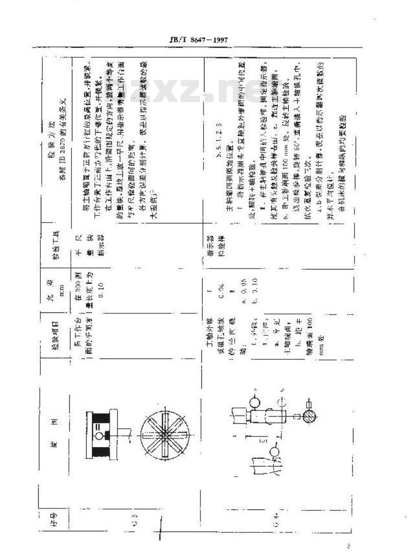 JB/T 8647-1997 轻型台式钻床 精度检验