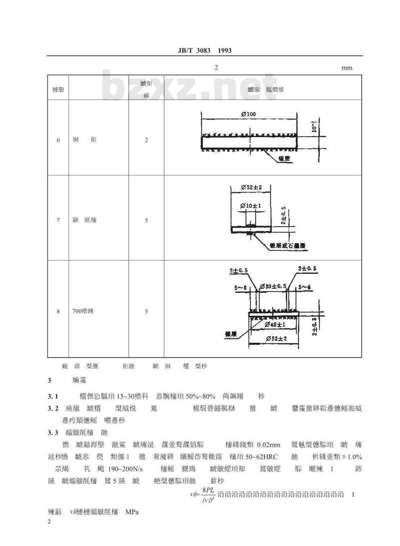JB/T 3083-1993 火花塞绝缘体用高铝瓷材料 技术条件