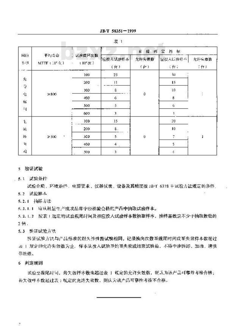JB/T 58351-1999 气动换向阀可靠性考核规范
