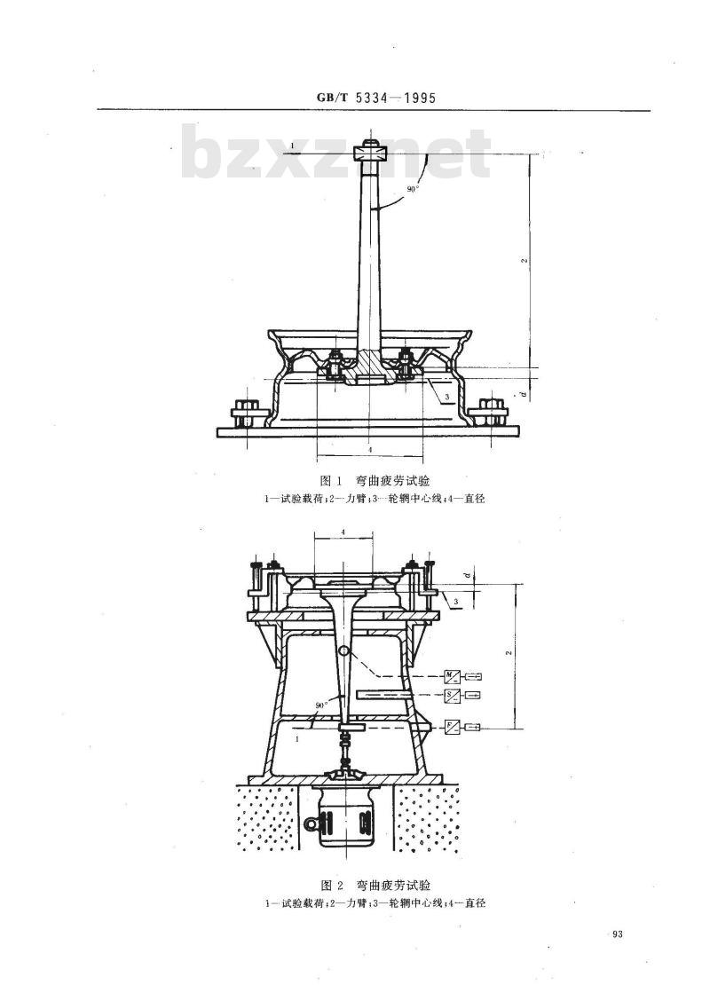 GB/T 5334-1995 轿车钢制车轮性能要求和试验方法