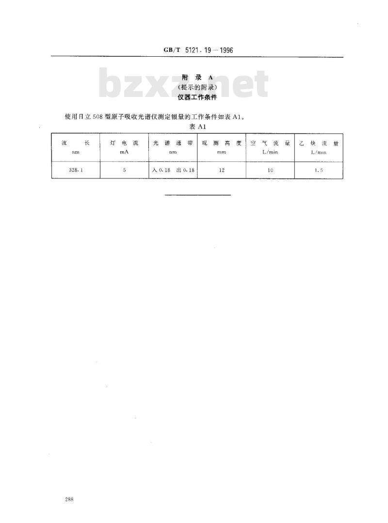 GB/T 5121.19-1996 铜及铜合金化学分析方法 银量的测定