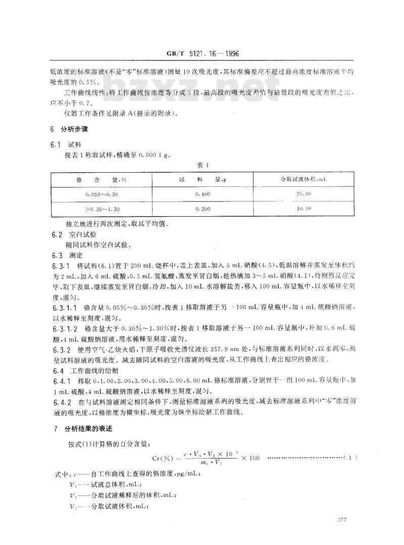 GB/T 5121.16-1996 铜及铜合金化学分析方法 钛量的测定