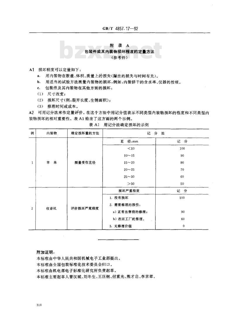 GB/T 4857.17-1992 包装 运输包装件 编制性能试验大纲的一般原理