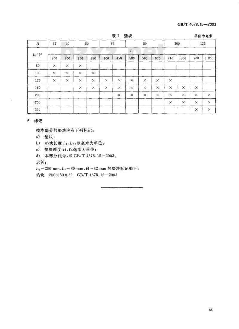 GB/T 4678.15-2003 压铸模零件 第15部分: 垫快
