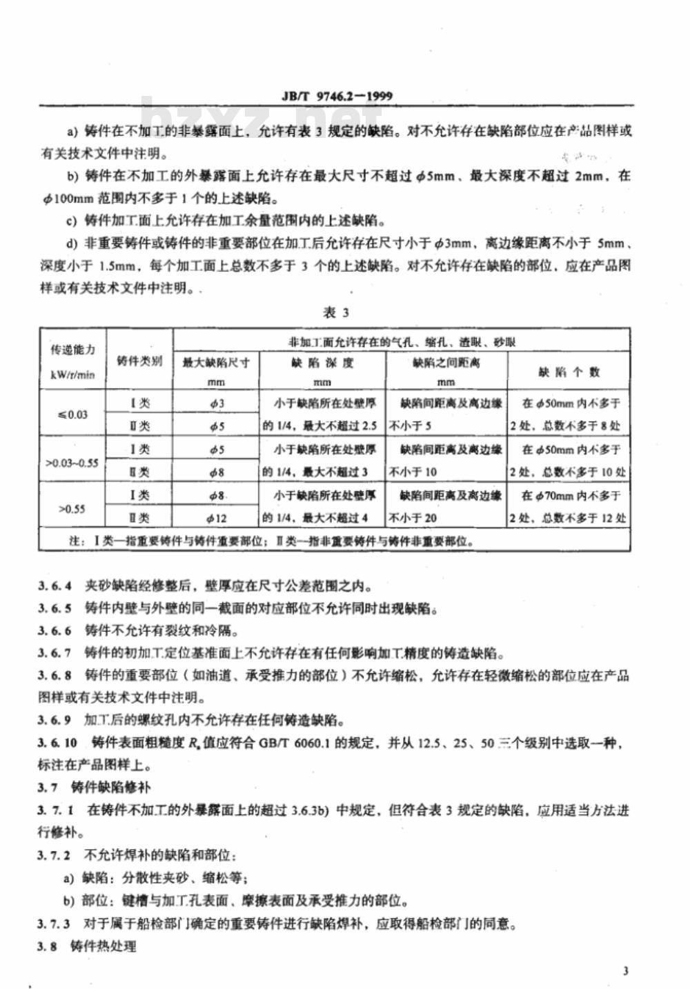 JB/T 6944.1-1999 颗粒饲料压制机 压模 技术条件