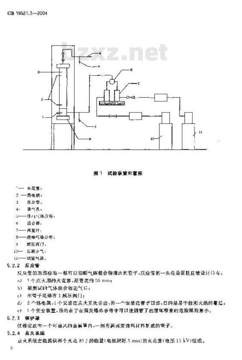 GB 19521.3-2004 易燃气体危险货物危险特性检验安全规范