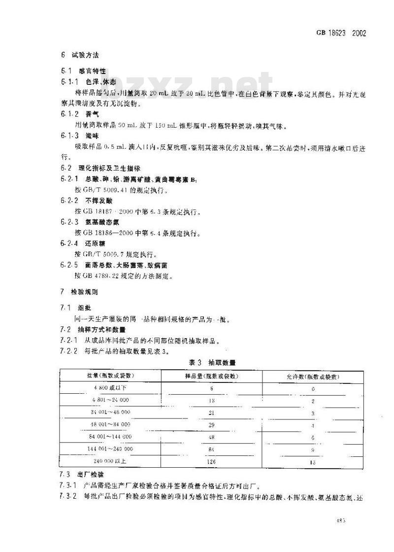 GB 18623-2002 镇江香醋