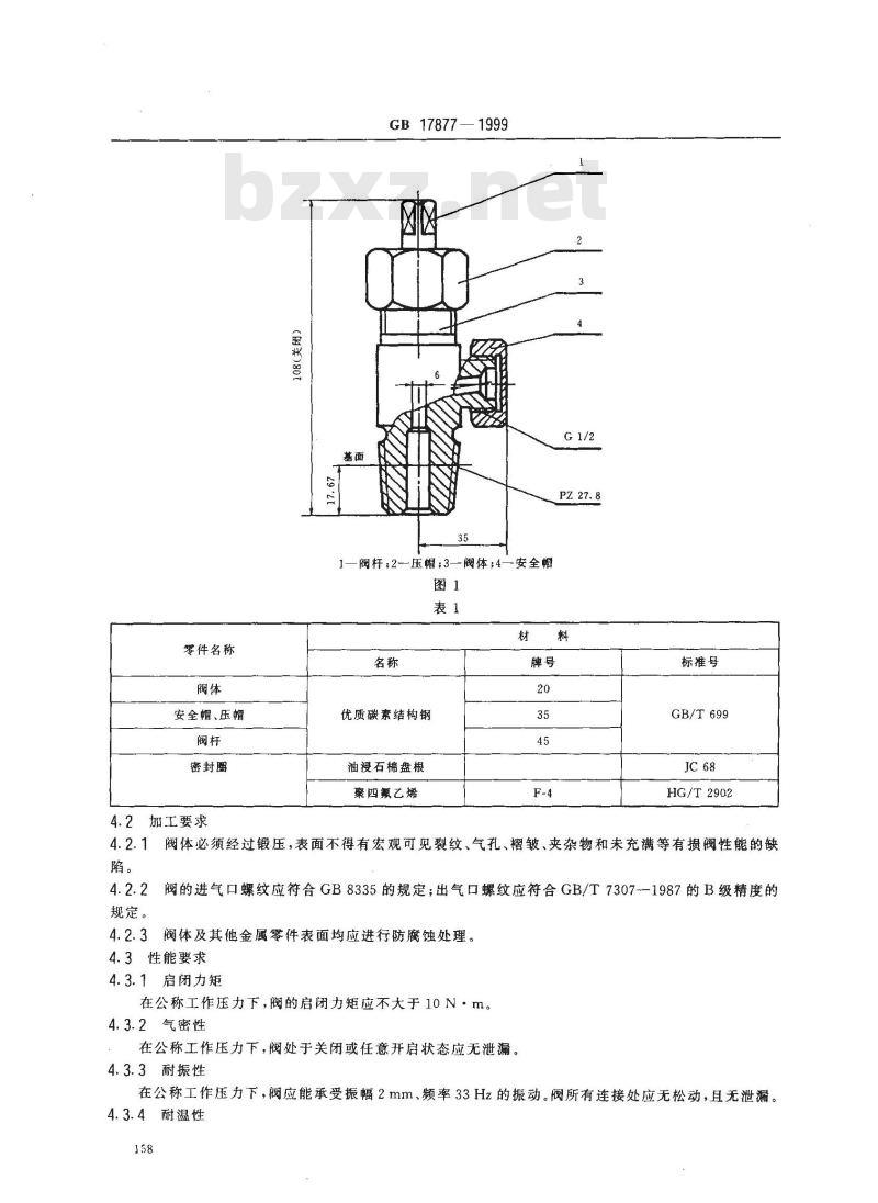 GB 17877-1999 液氨瓶阀