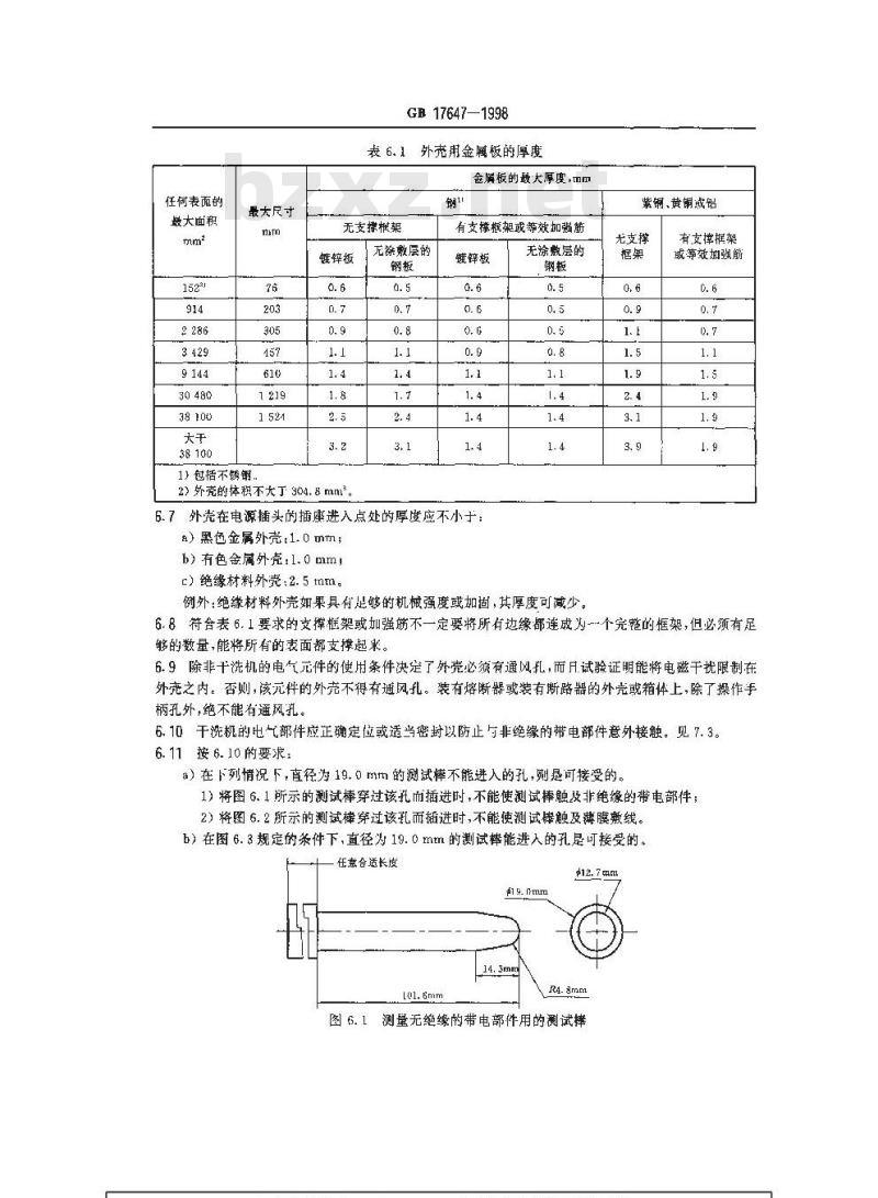 GB 17647-1998 工业干洗机安全要求