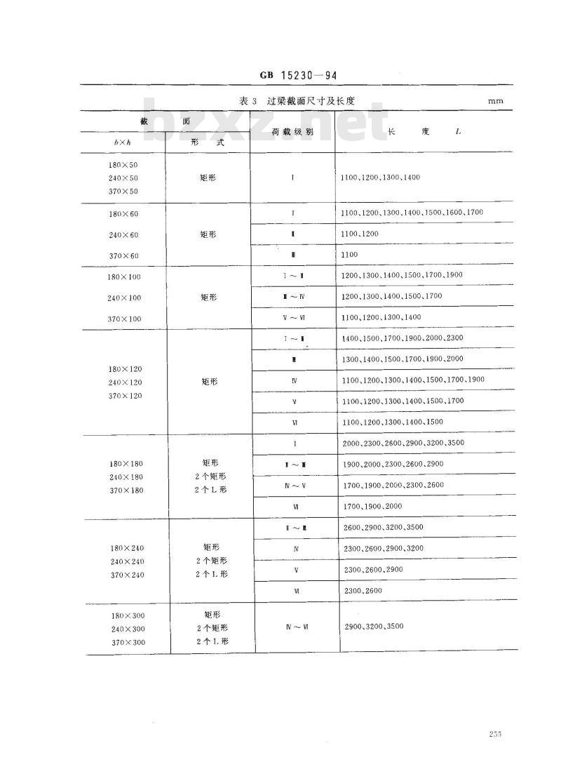 GB 15230-1994 农房混凝土配套构件