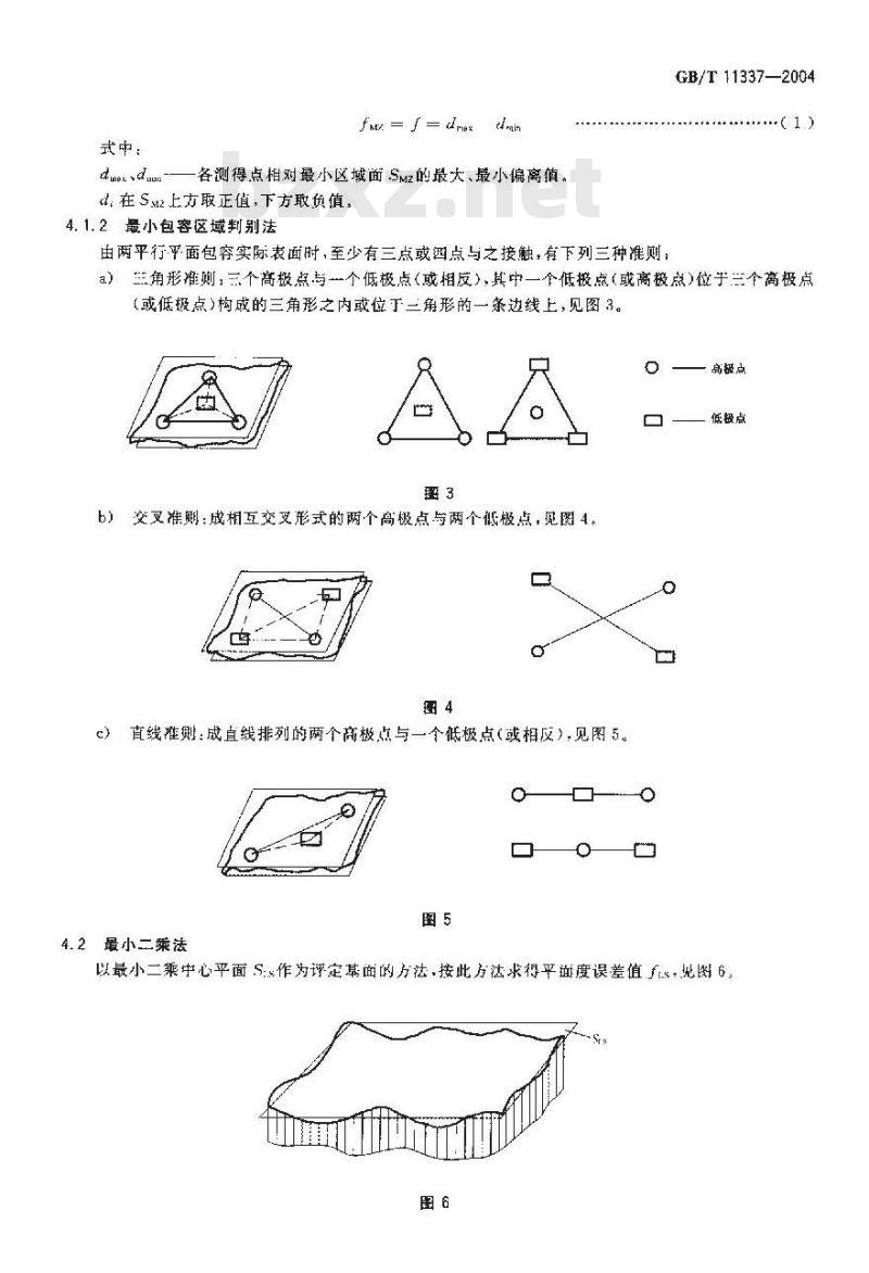 GB/T 11337-2004 平面度误差检测