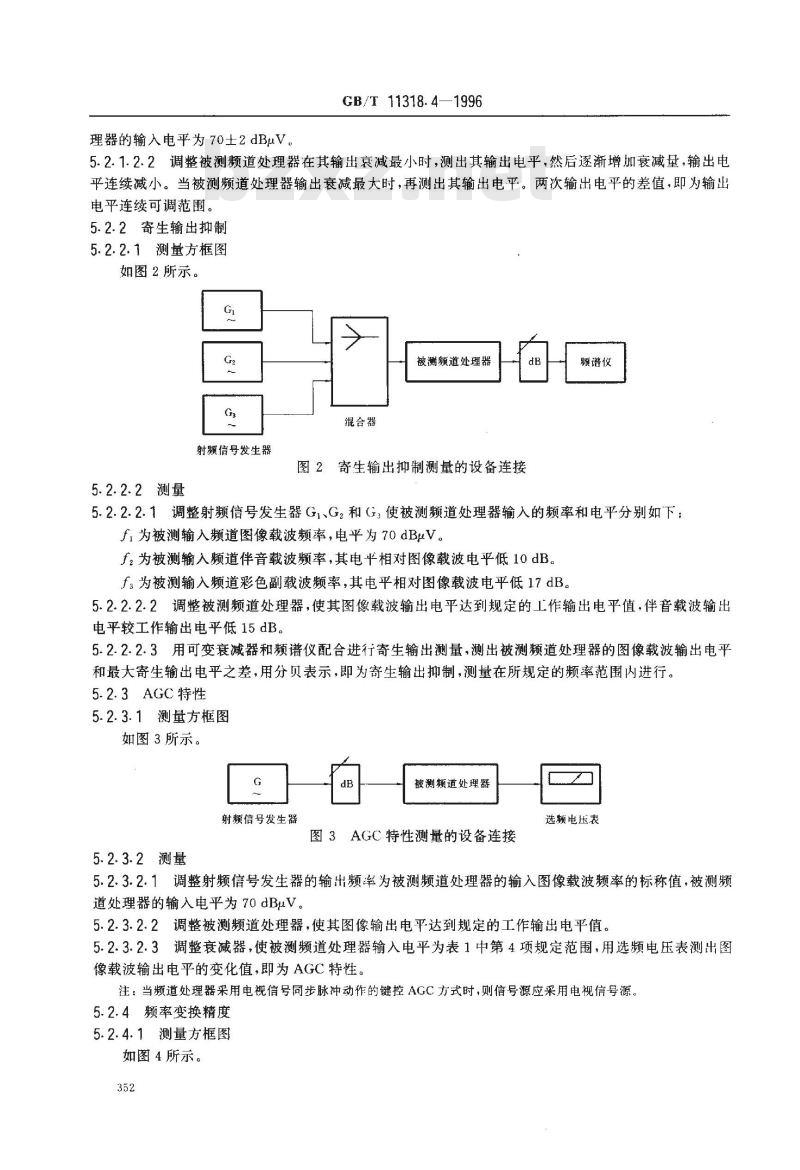 GB/T 11318.4-1996 电视和声音信号的电缆分配系统设备与部件 第4部分:频道处理器通用规范