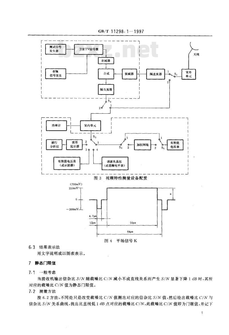 GB/T 11298.1-1997 卫星电视地球接收站测量方法 系统测量