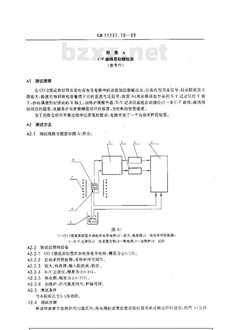 GB 11297.10-1989 热释电材料居里温度Tc的测试方法