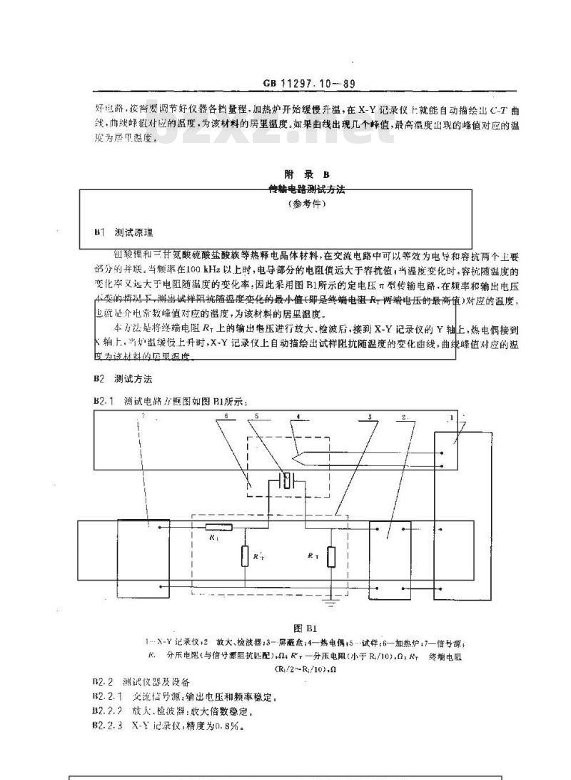 GB 11297.10-1989 热释电材料居里温度Tc的测试方法