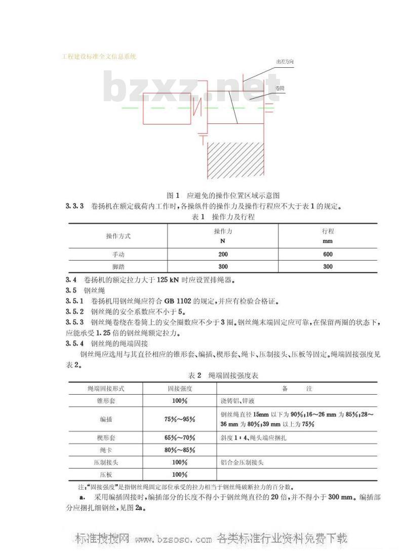 GB 13329-1991 建筑卷扬机安全规程GB13329-91