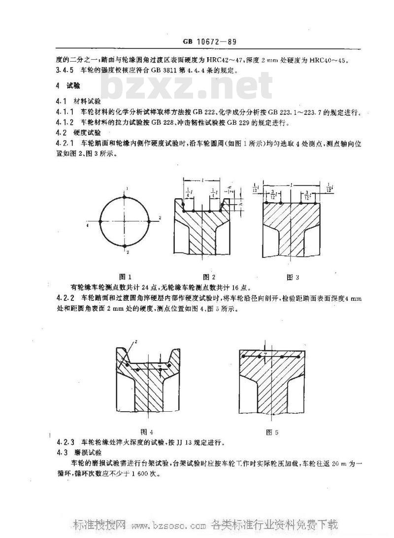 GB 10672-1989 塔式起重机车轮技术条件GB10672-89