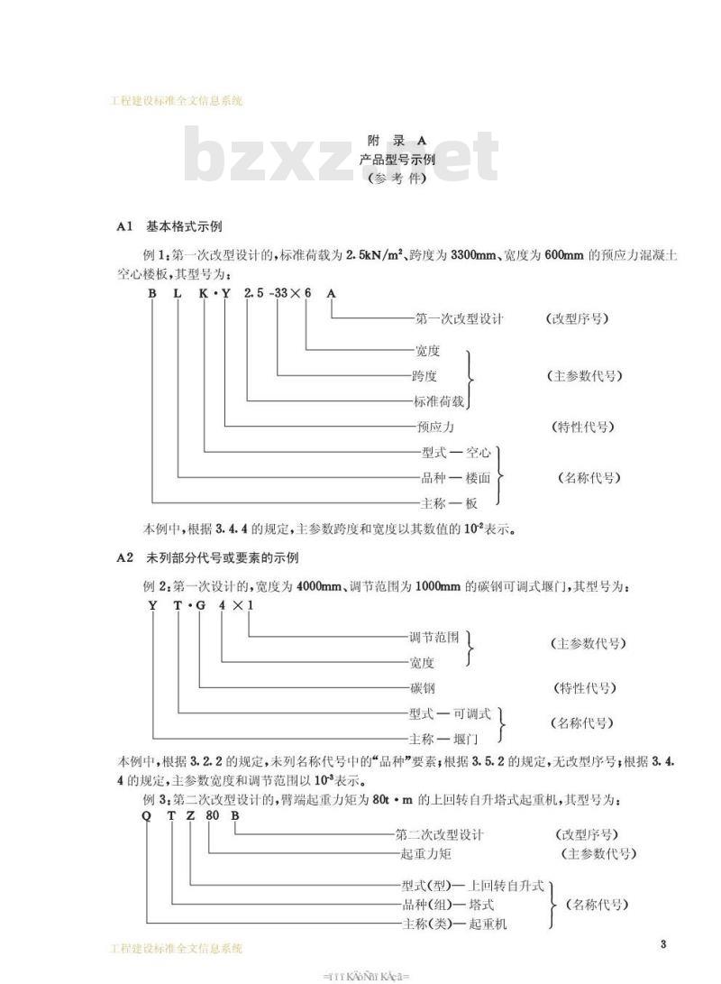 CJ/T 3035-1995 城镇建设和建筑工业产品型号编制规则CJ/T3035-1995