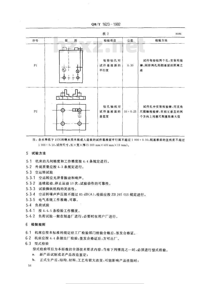 QB/T 1623-1992 多排多轴钻