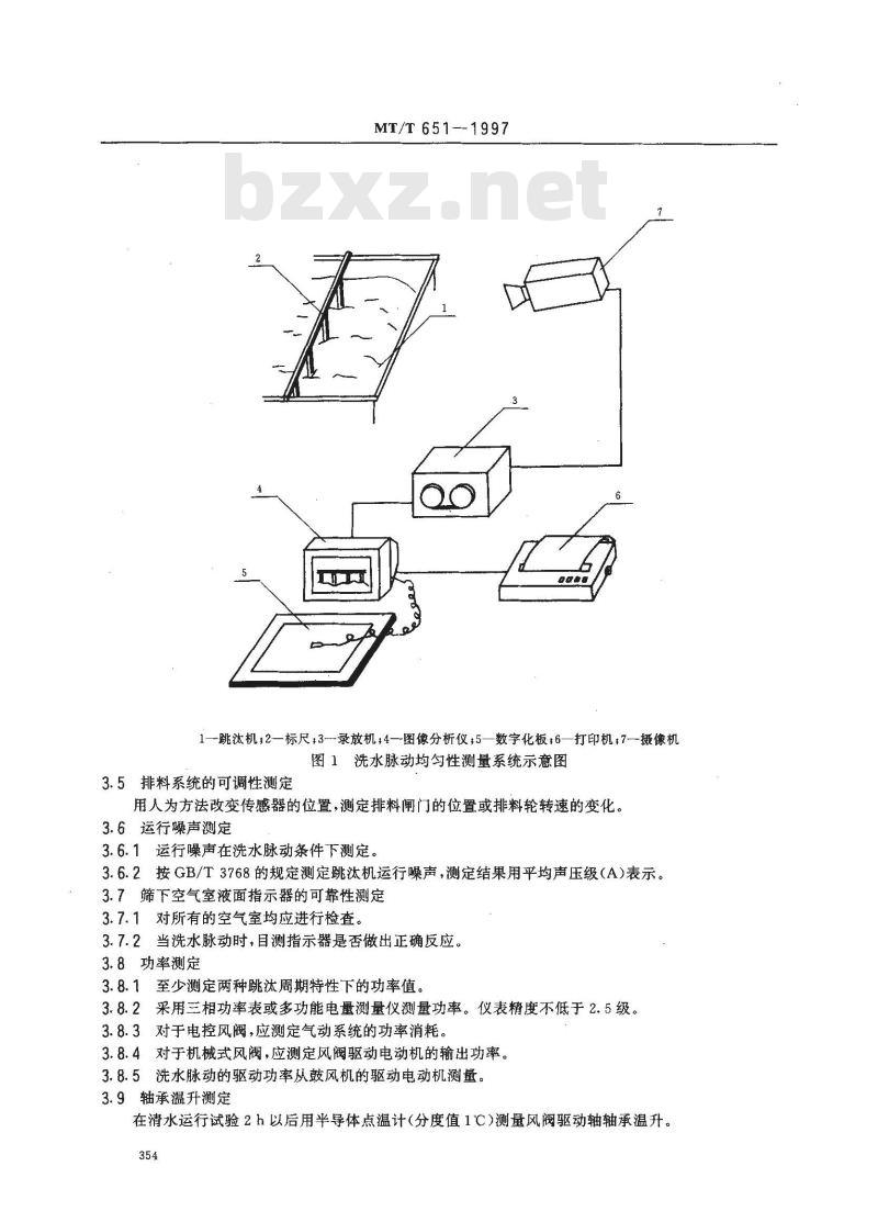 MT/T 651-1997 煤用跳汰机清水性能试验方法和判定规则