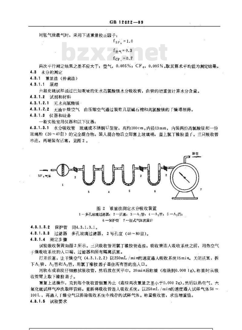 GB 12022-1989 工业六氟化硫