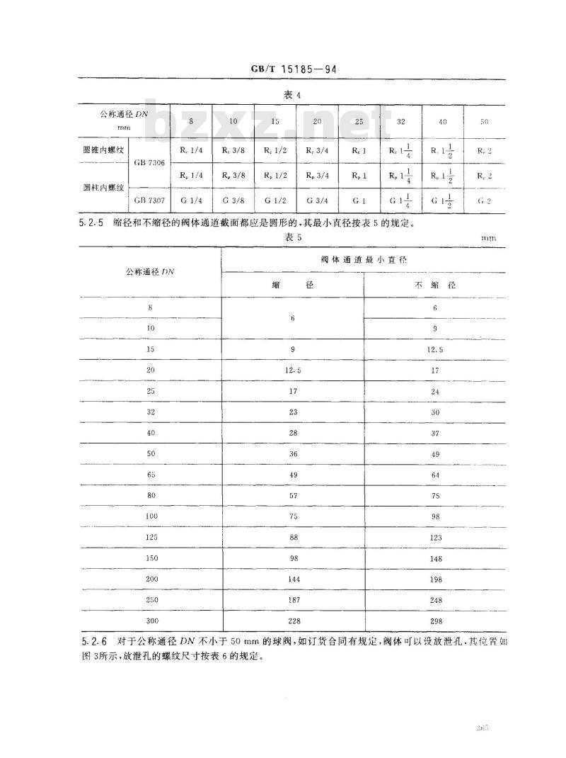 GB/T 15185-1994 铁制和铜制球阀