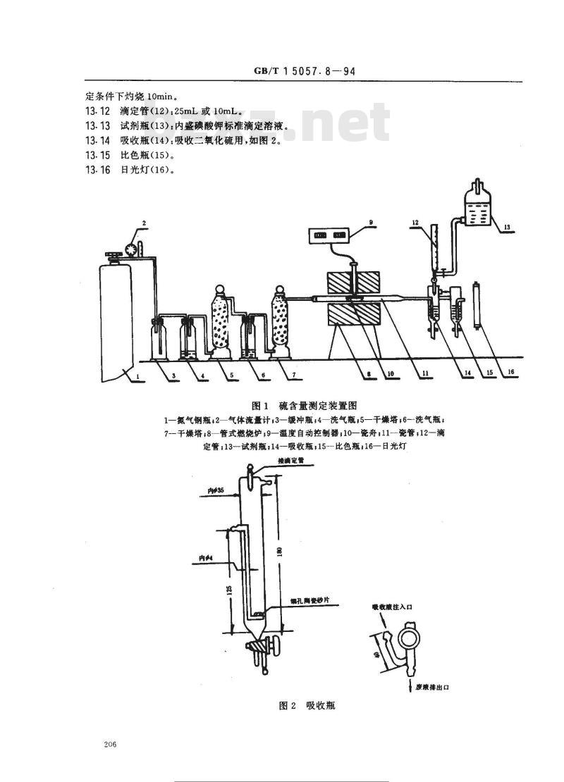 GB/T 15057.8-1994 化工用石灰石中硫含量的测定 硫酸钡重量法和燃烧--碘酸钾滴定法
