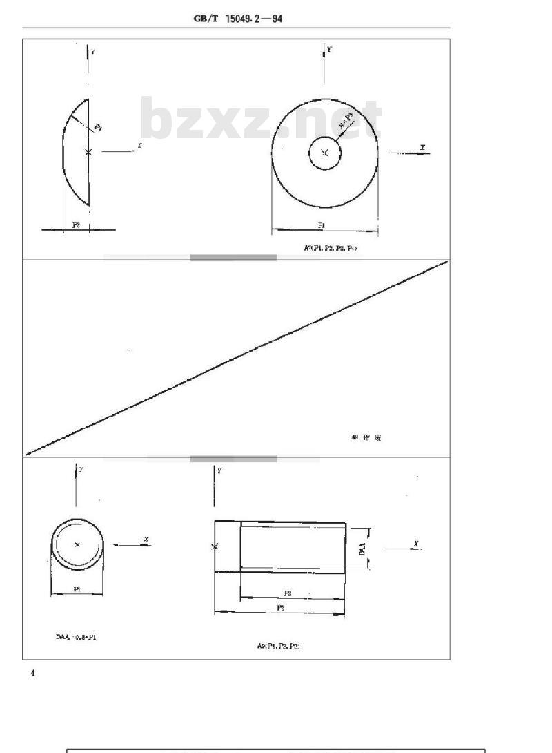 GB/T 15049.2-1994 CAD标准件图形文件 几何图形和特性规范 A类图形构件