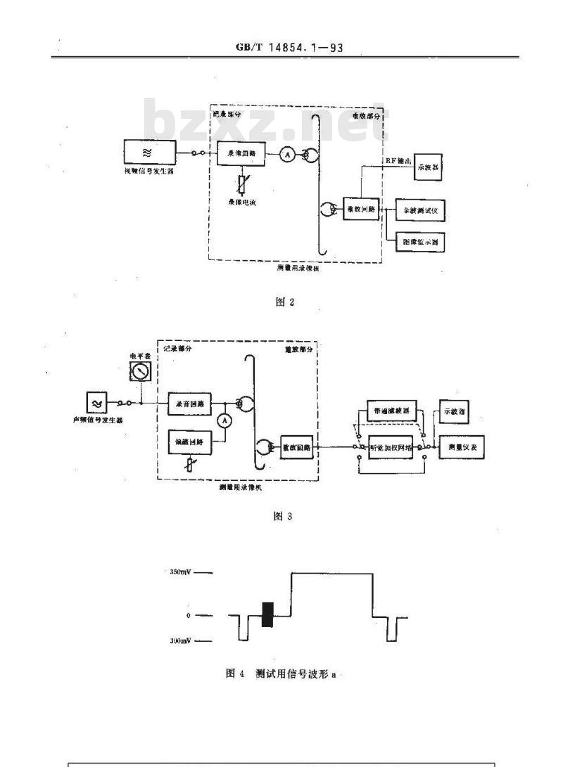 GB/T 14854.1-1993 广播录像磁带测量方法