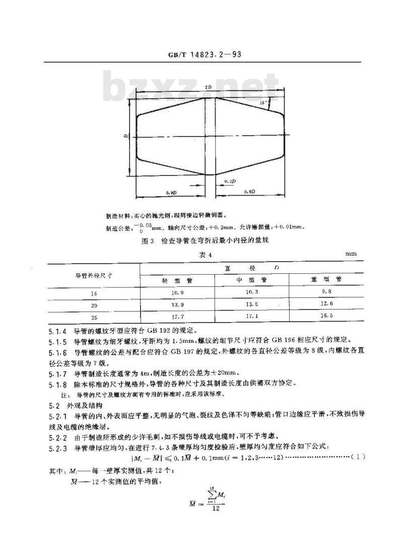 GB/T 14823.2-1993 电气安装用导管 特殊要求--刚性绝缘材料平导管