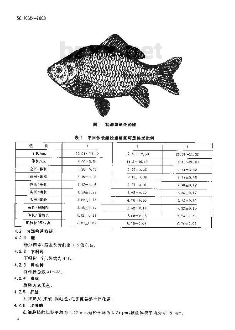 SC 1062-2003 松浦银鲫