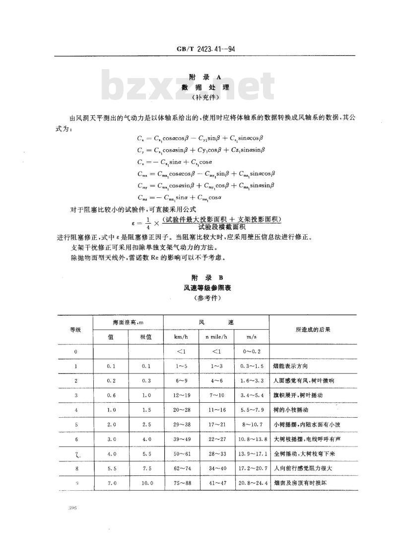 GB/T 2423.41-1994 电工电子产品基本环境试验规程 风压试验方法