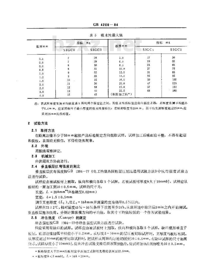 GB/T 4206-1984 有机硅层压玻璃布板