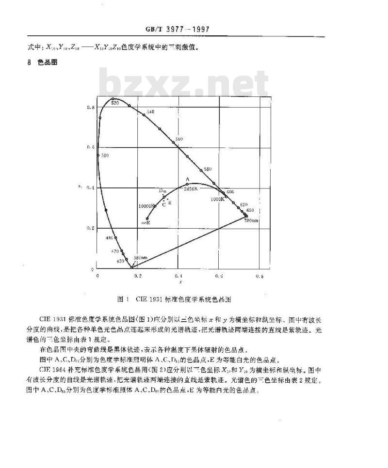 GB/T 3977-1997 颜色的表示方法