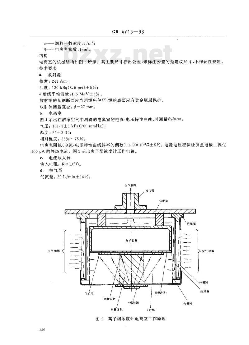 GB 4715-1993 点型感烟火灾探测器技术要求及试验方法
