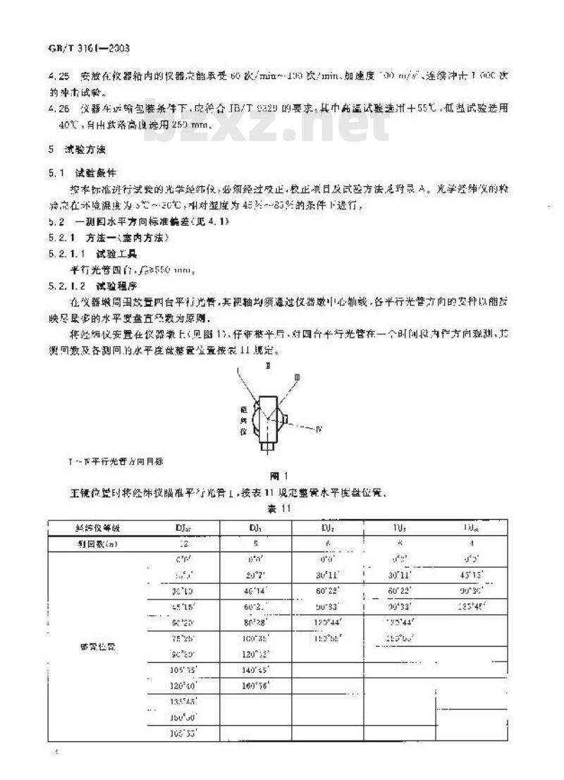 GB/T 3161-2003 光学经纬仪
