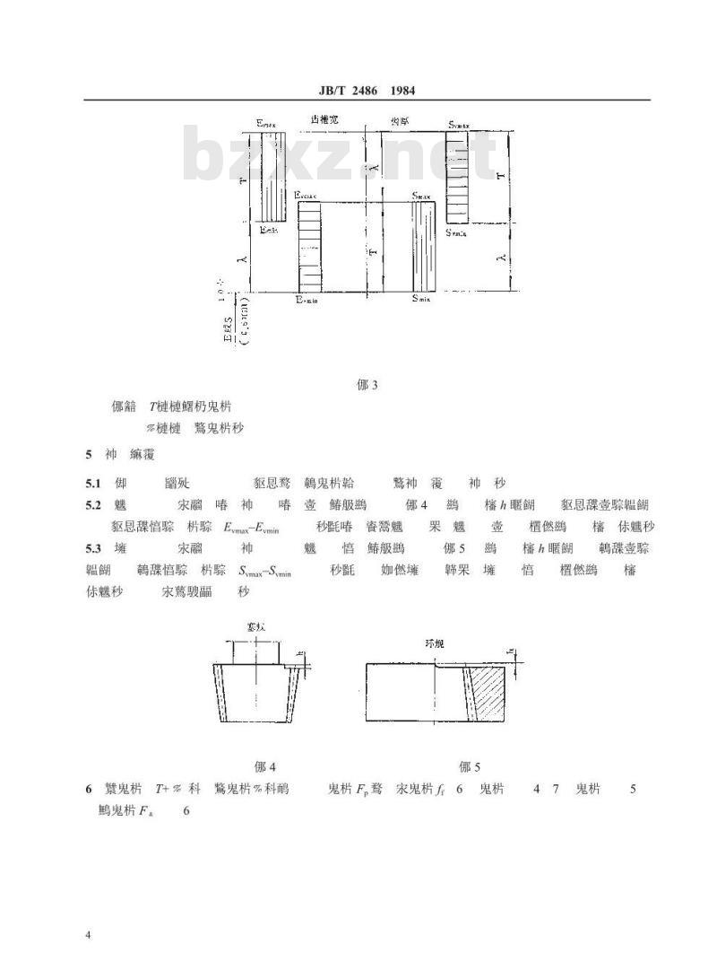 JB/T 2486-1984 圆锥直齿渐开线花键