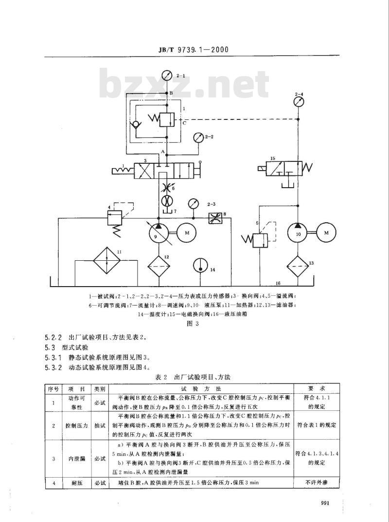 JB/T 9739.1-2000 汽车起重机和轮胎起重机 平衡阀