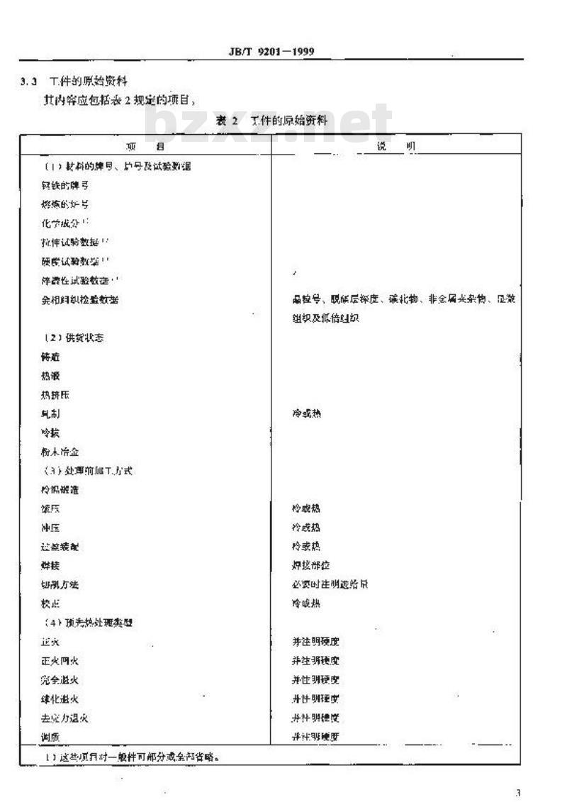 JB/T 9201-1999 钢铁件的感应淬火回火处理