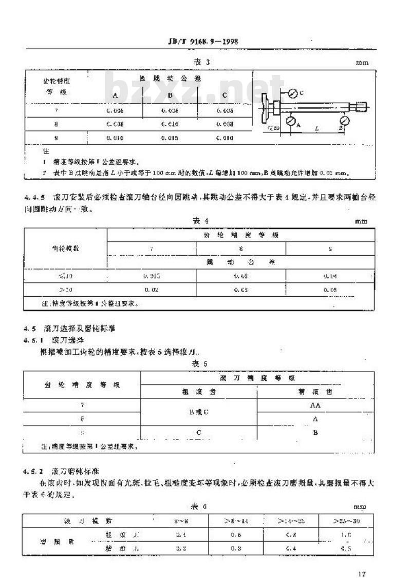 JB/T 9168.9-1998 切削加工通用工艺守则 齿轮加工