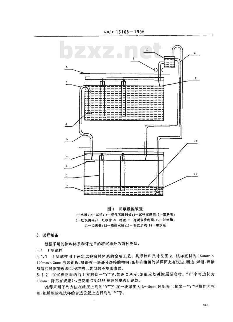 GB/T 16168-1996 海洋结构物大气段用涂料加速试验方法