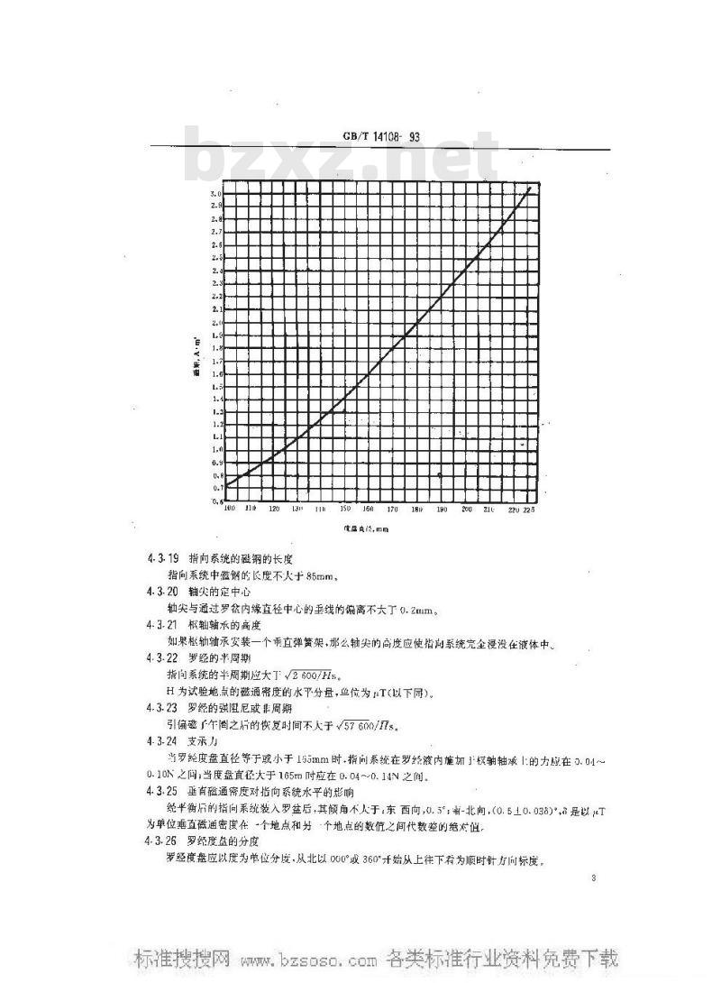 GB/T 14108-1993 船用A级磁罗经通用技术条件