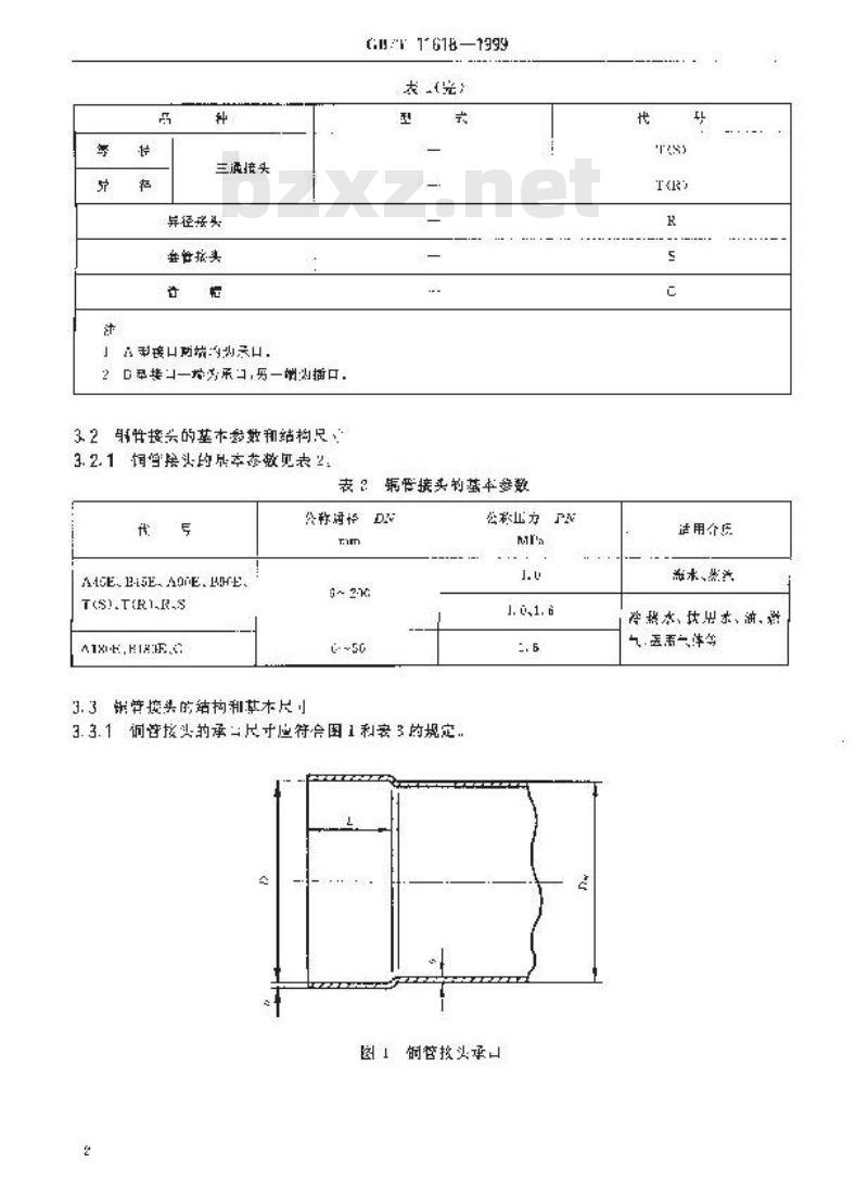 GB/T 11618-1999 铜管接头