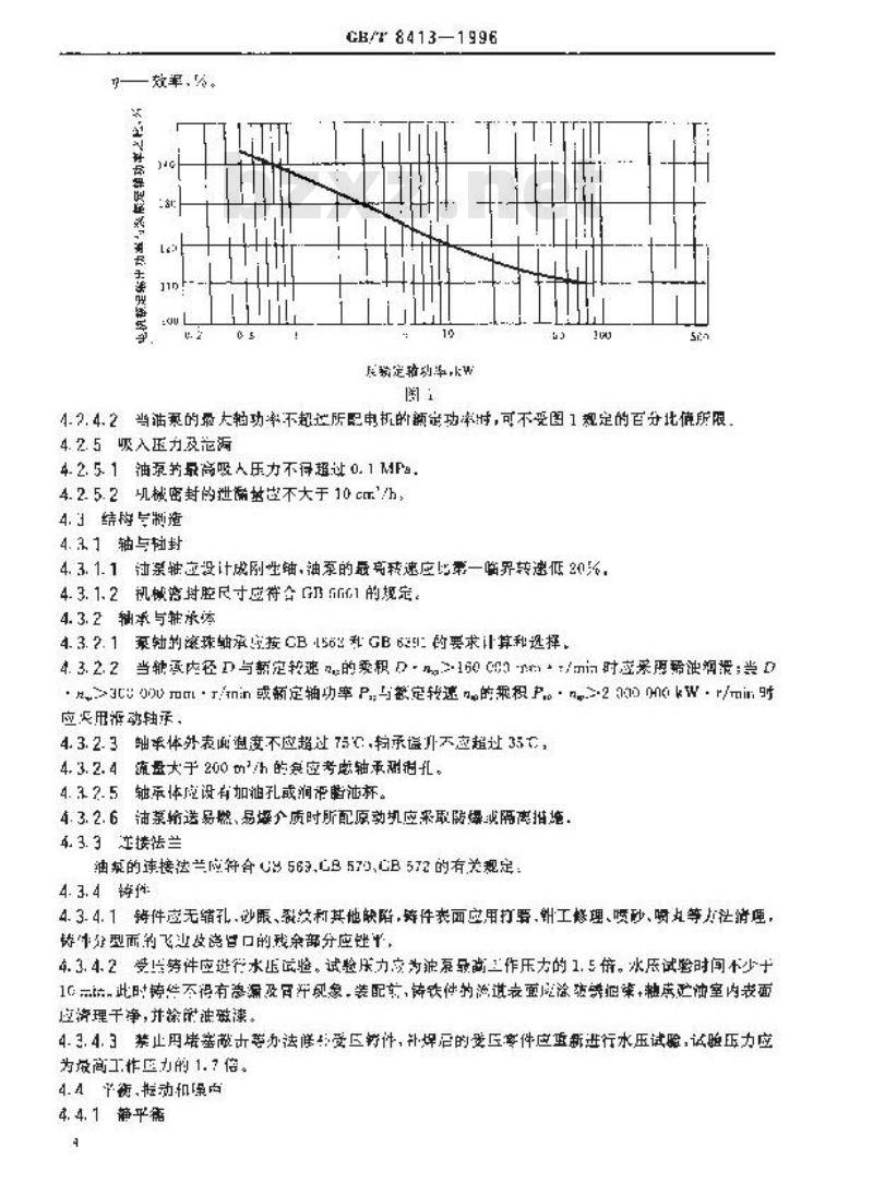 GB/T 8413-1996 CZY型船用自吸离心式水泵