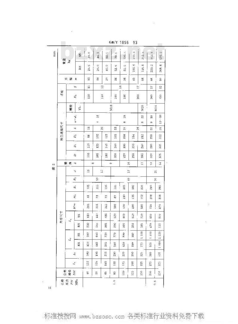 GB/T 1856-1993 船用法兰铸铁单排排出截止阀箱