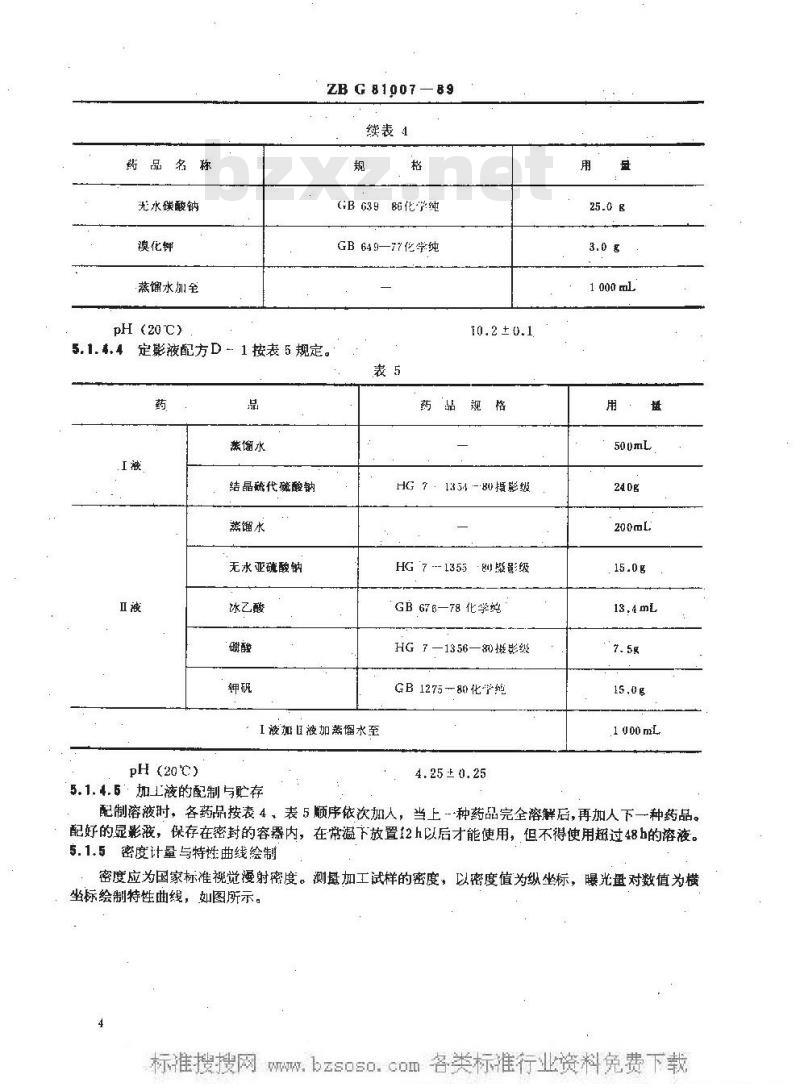 HG/T 3564-1989 5152型、2152型、6152型电影声带负片