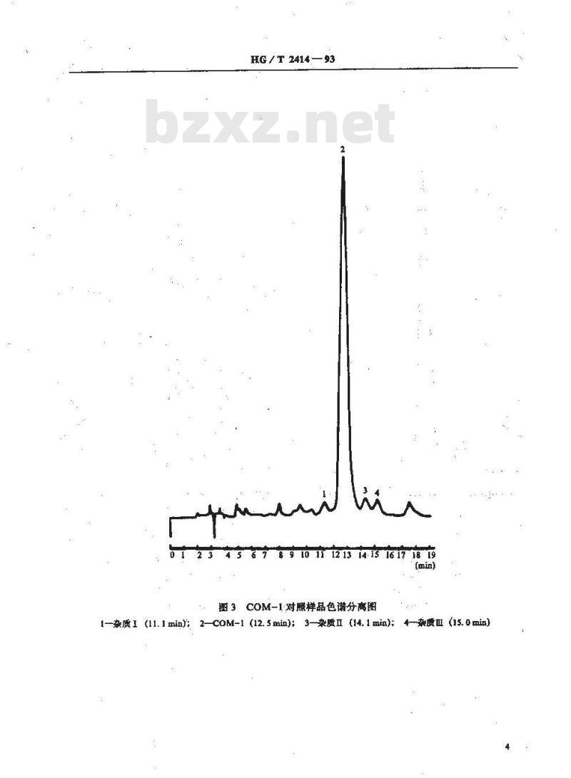 HG/T 2414-1993 照相化学品 成色剂含量的测定 反相高效液相色谱法