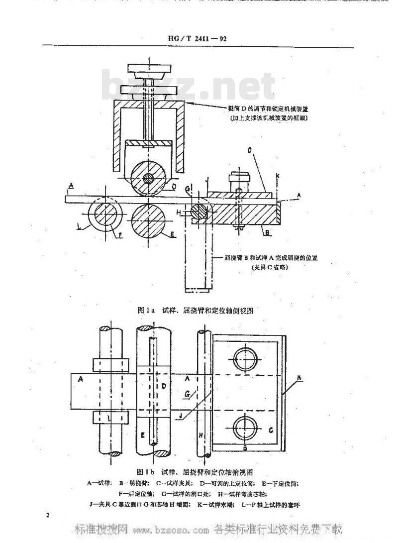 HG/T 2411-1992 鞋底材料90°屈挠试验方法